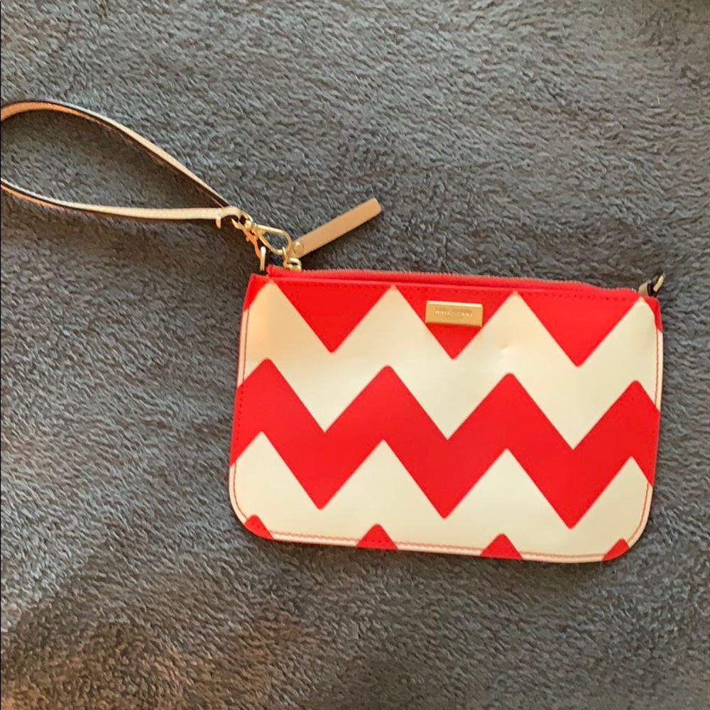 Kate Spade chevron wristlet